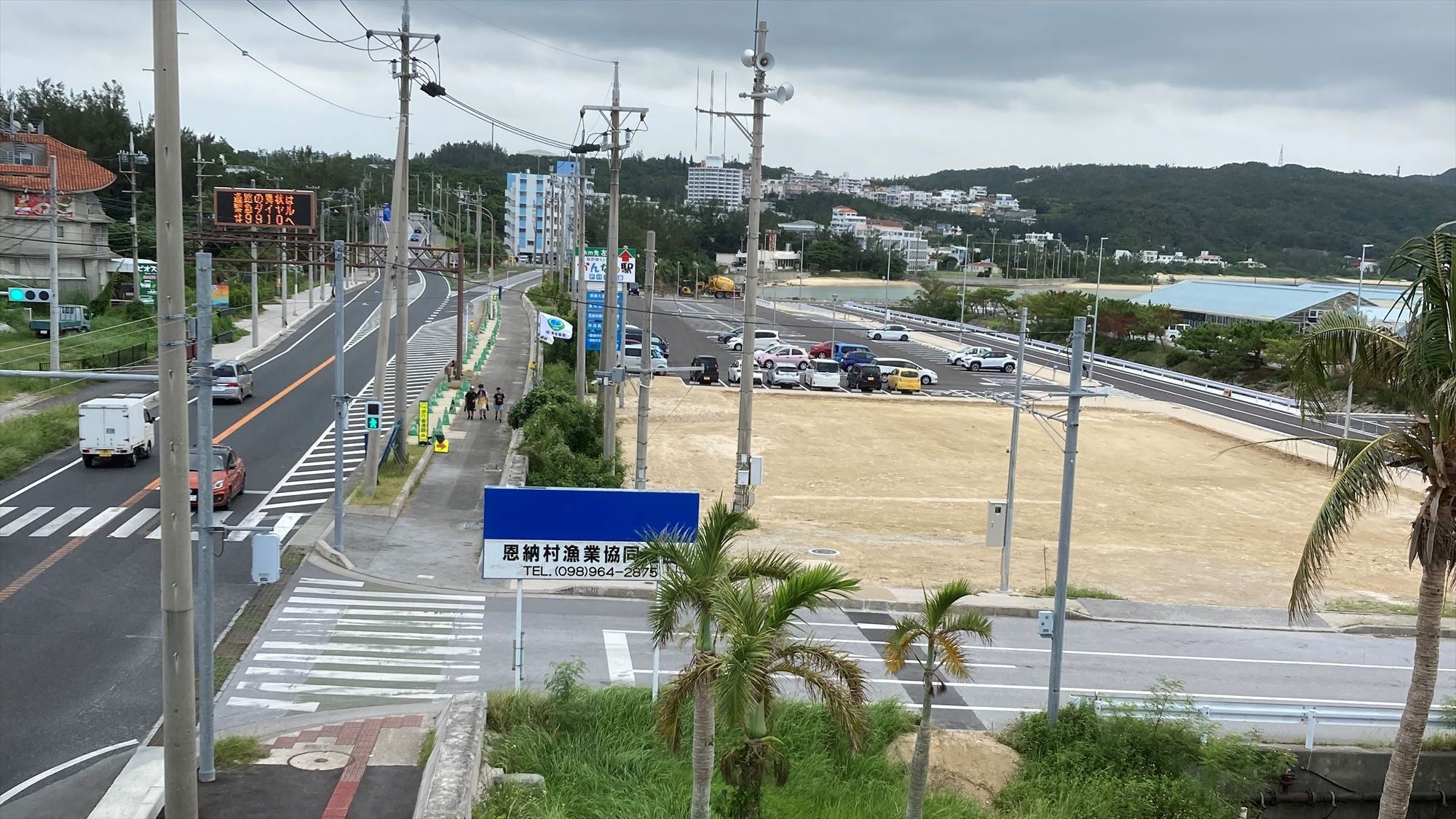 【ホテル駐車場】港内の安全確保の為、駐車場を指定していますので指定場所へ駐車をお願いします