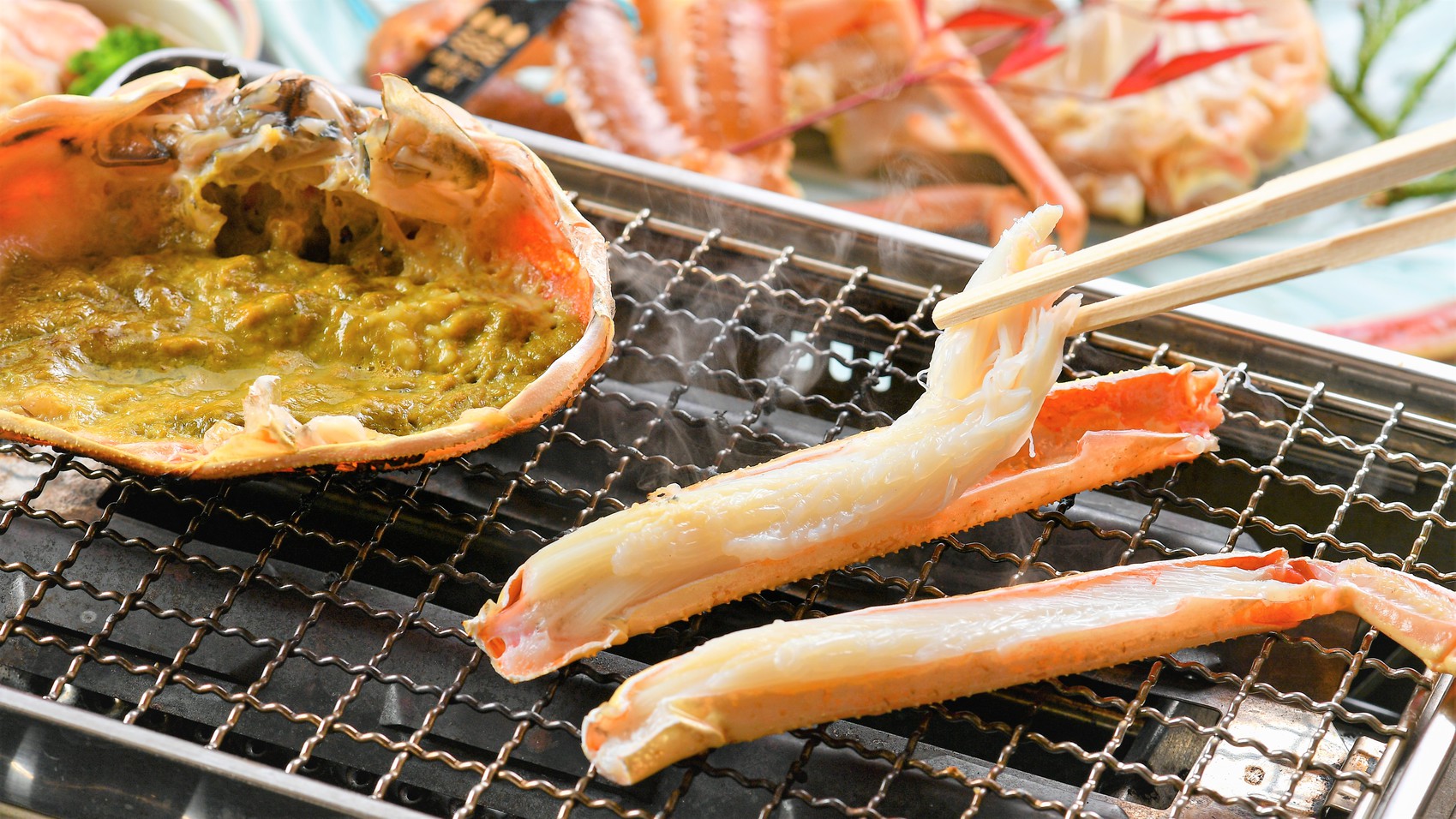 【喜多八の活蟹】焼き蟹