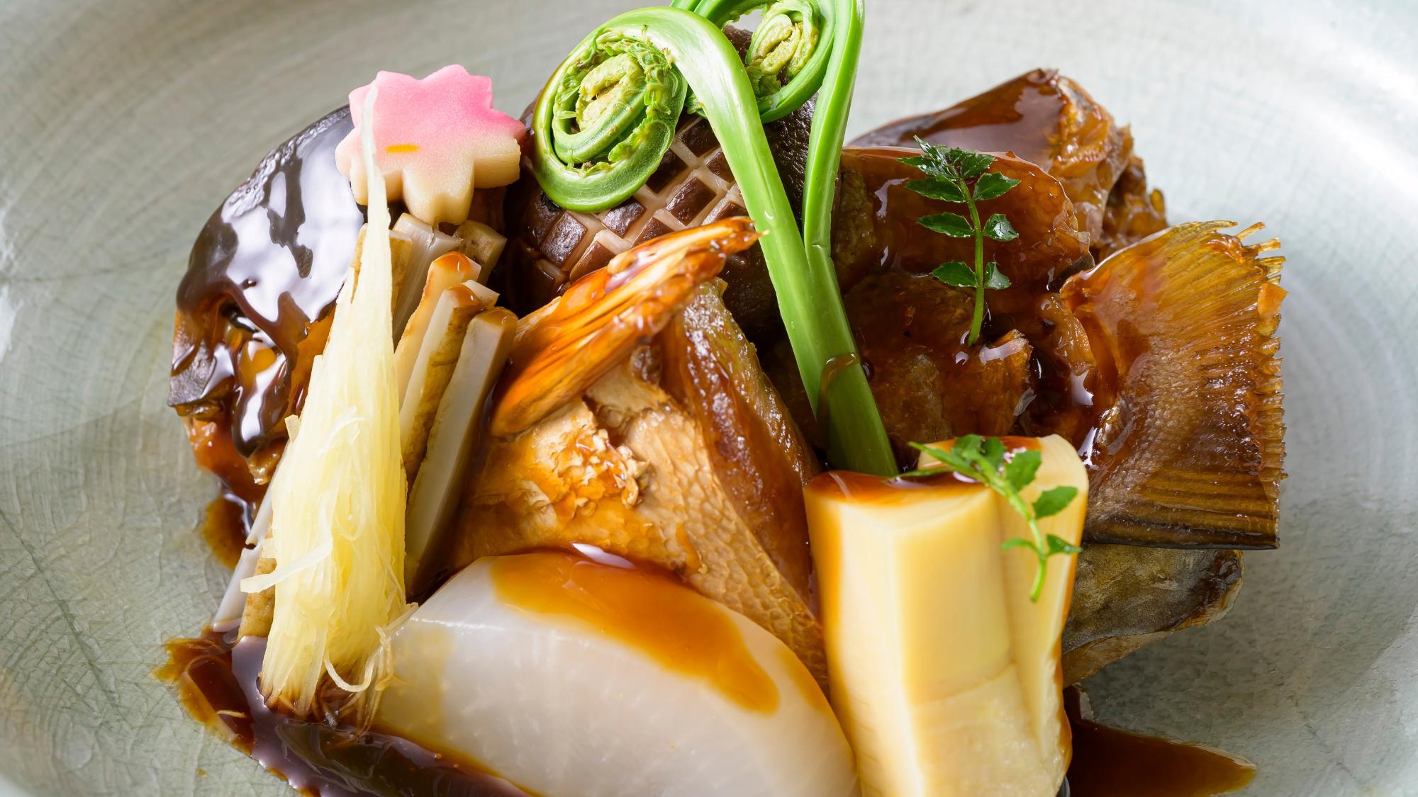 季節は冬から春へ。五感で愉しむ、福一のお料理。
