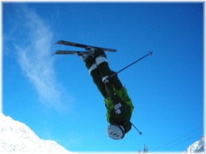 2008・ゲレンデに飛ぶ