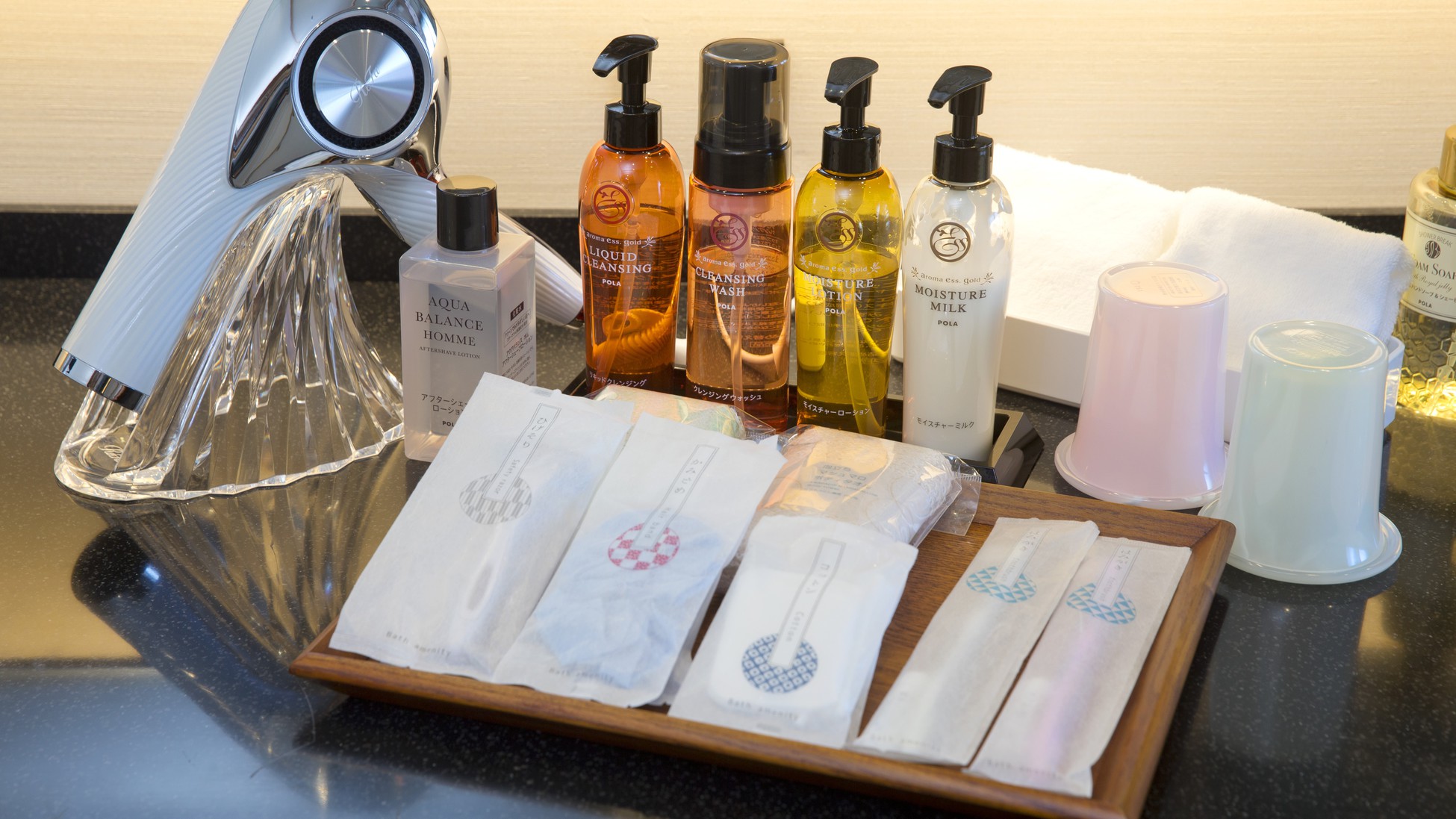 最上階・半露天風呂付スイート備品・アメニティ