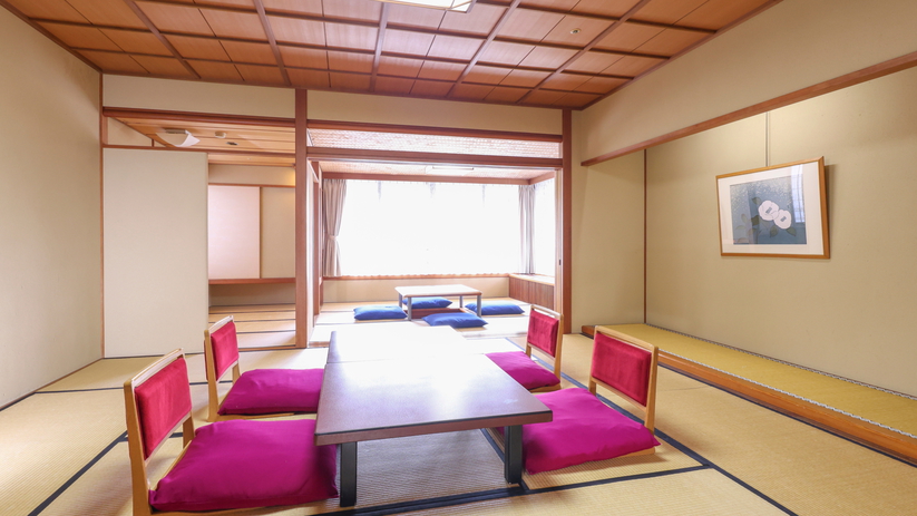 【リーズナブル・和室】12.5+6畳／〜6名（眺望なし）