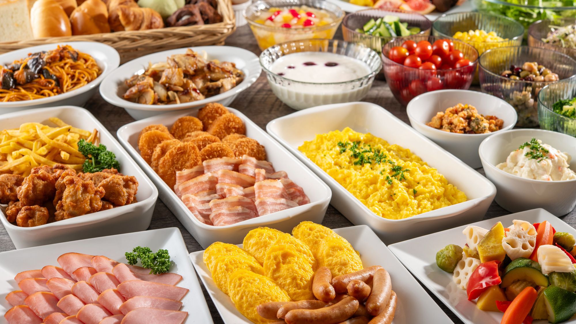 【ベストレート/朝食付き】30種類の和洋ビュッフェのご朝食♪