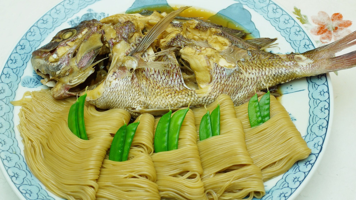 *鯛そうめん（瀬戸内海地域で広く愛されている郷土料理のひとつ）
