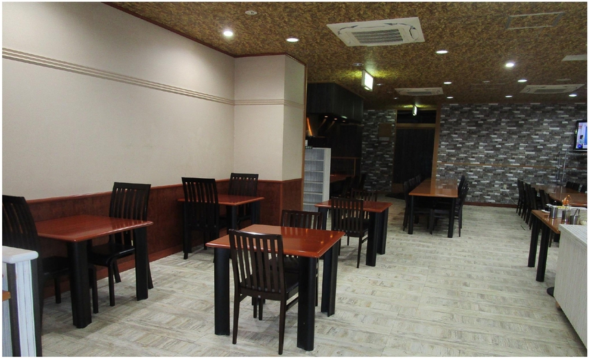 朝食会場