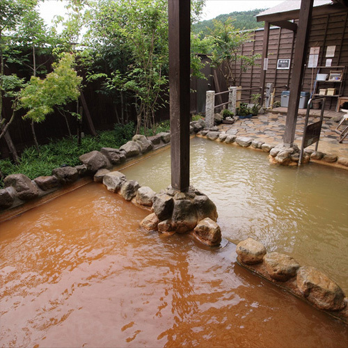 当館の炭酸泉はとろとろした湯触りが特徴的（男性浴場）