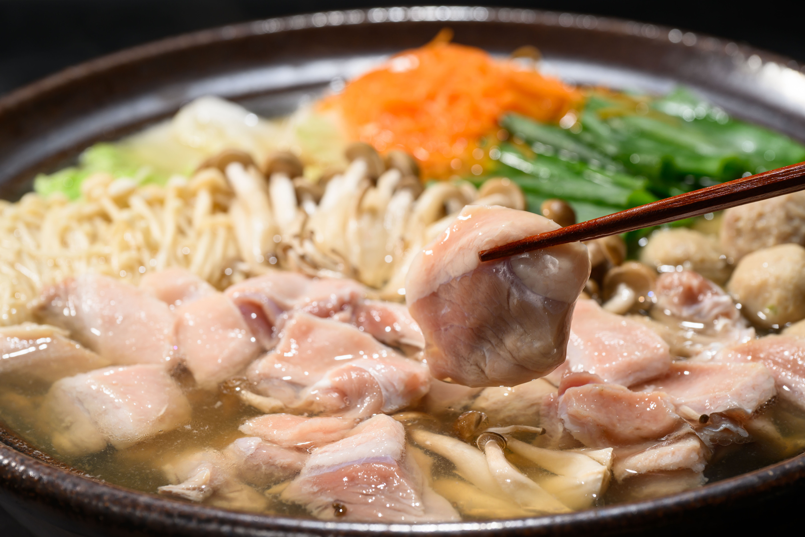 ＜Dinner Buffet＞近江鴨鍋