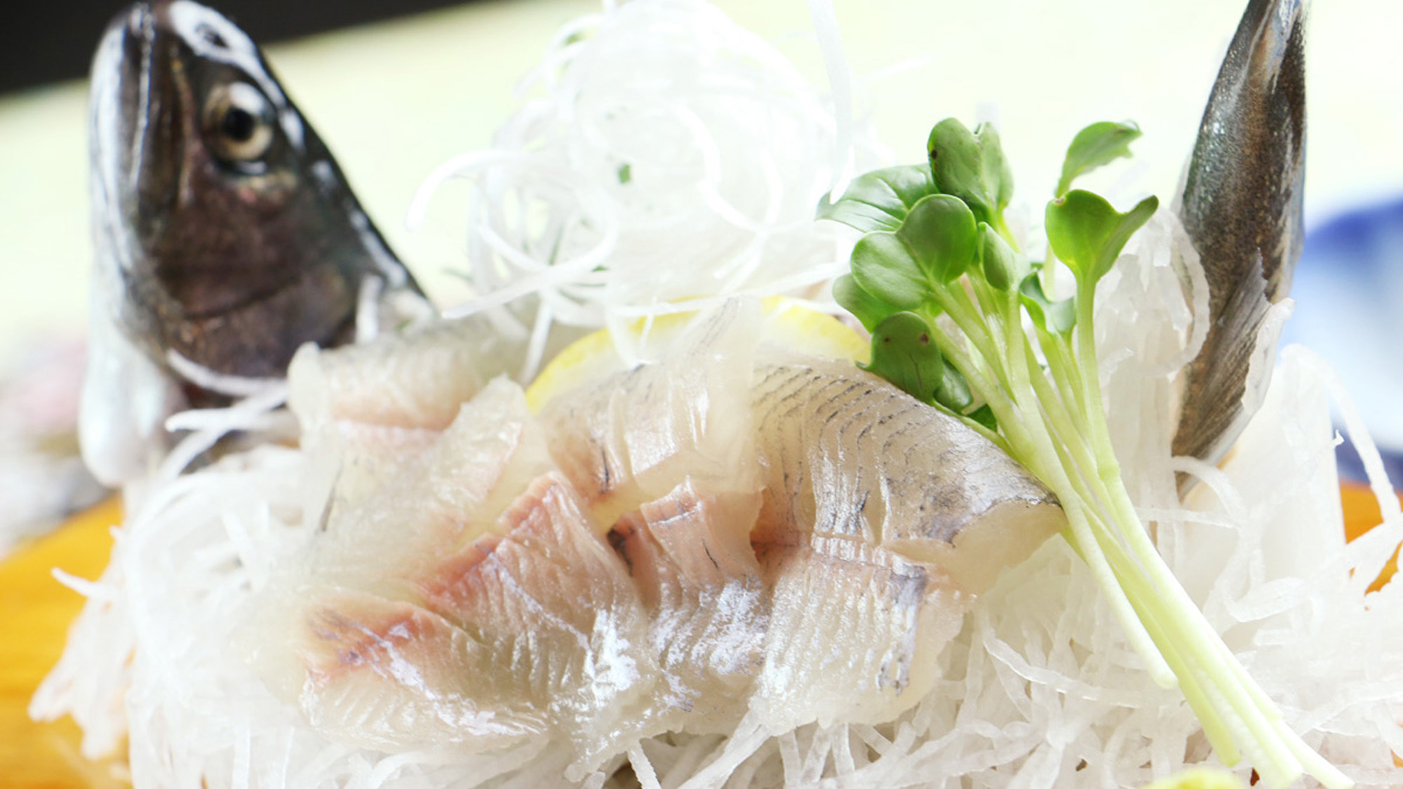 【お料理〜イワナのお造り〜】新鮮な状態だからこそお出しできる一品