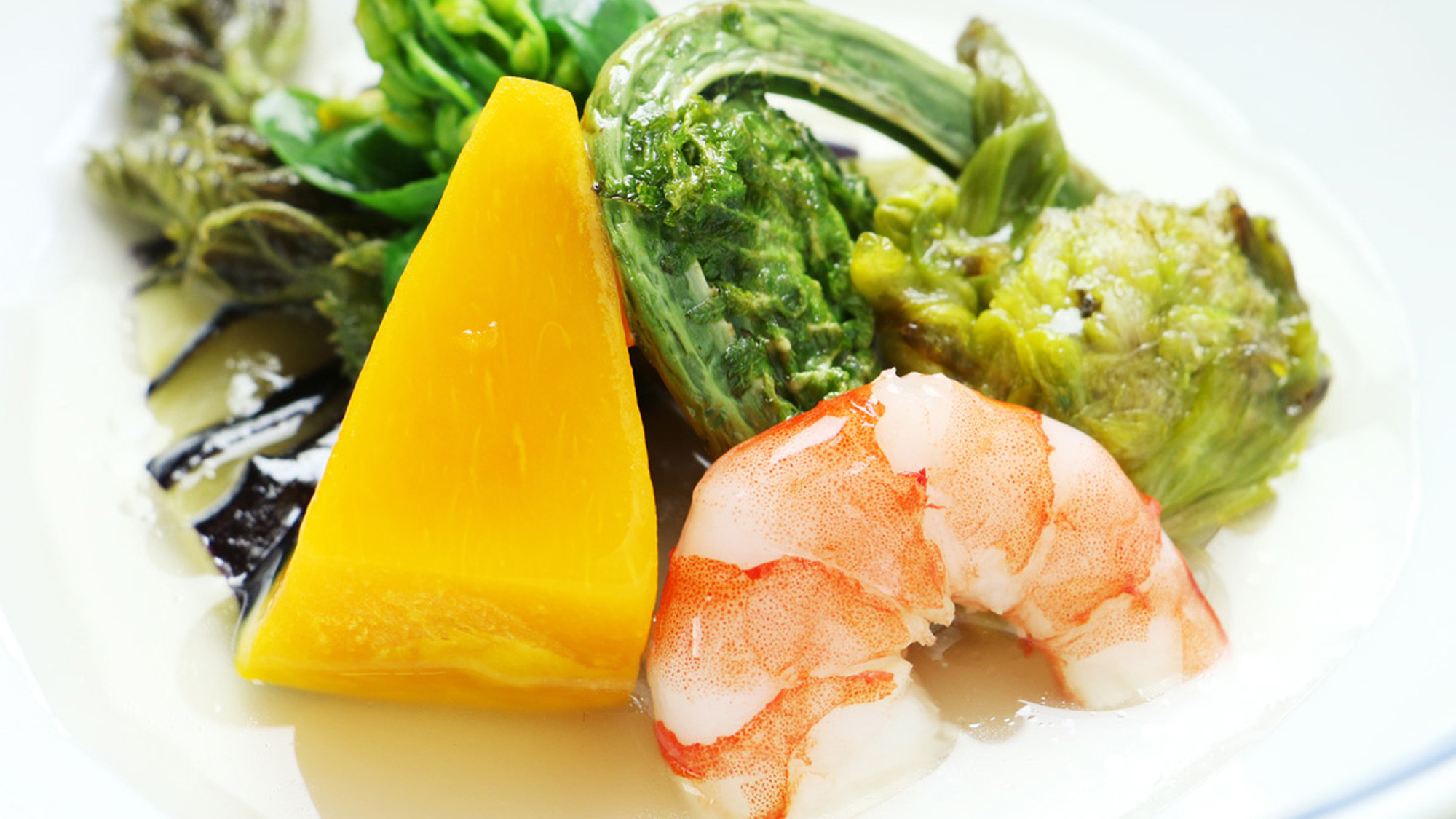 【お料理一例〜山菜と季節の野菜のあんかけ〜】優しい味わいです♪