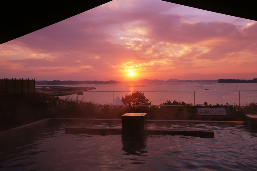 展望露天風呂「八百八島」