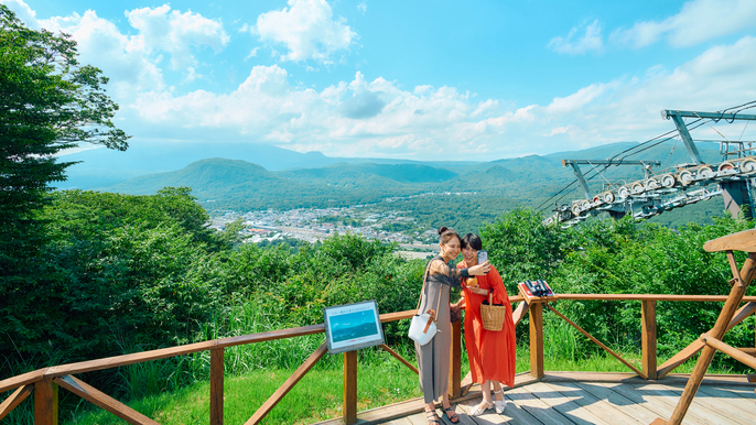 軽井沢プリンスホテルスキー場 グリーンシーズン山頂