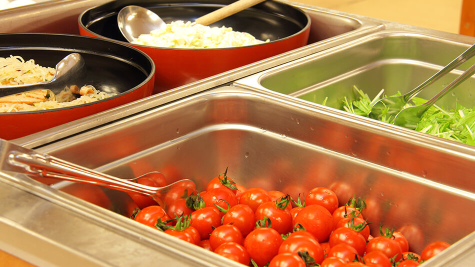 朝食バイキング