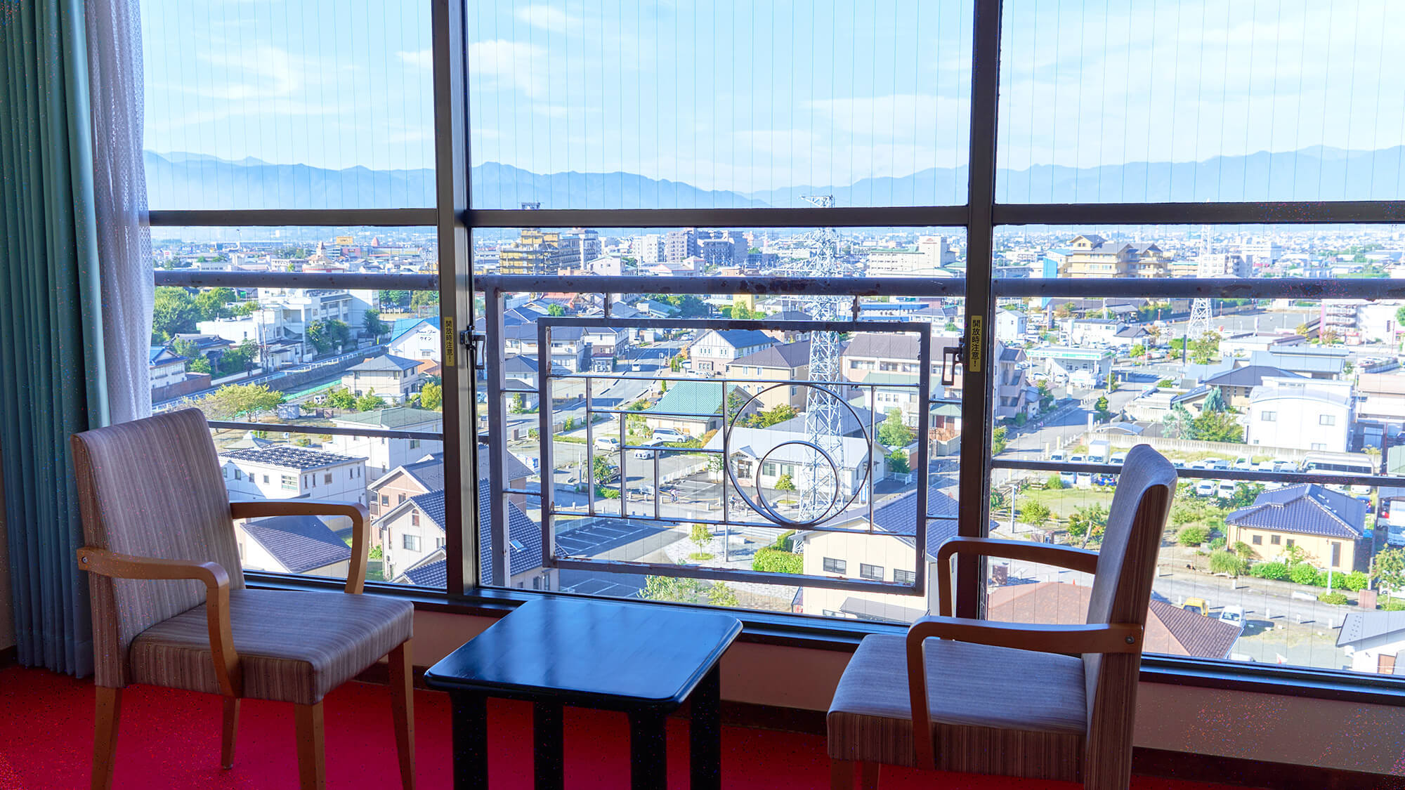 客室広縁からの眺め