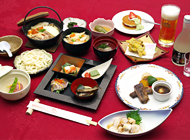 夕食スタンダード＜北海道産とオホーツク近郊食材を使った＞創作和食コース（夕朝食付）