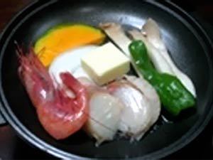 魚介と野菜の陶板焼き
