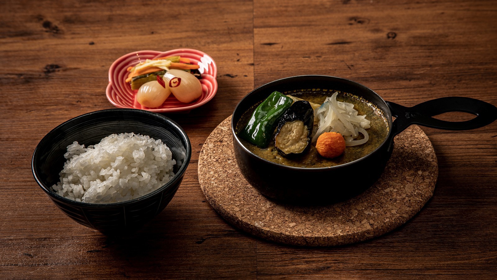 蓼科 山キュイジーヌ蓼科スープカレー 又は 焼き味噌茶漬け