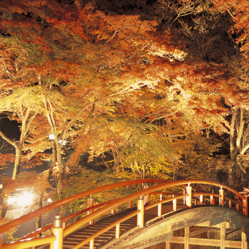 河鹿橋紅葉