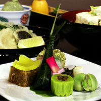 京野菜と湯葉をメインとした京会席【2011.5月イメージ】