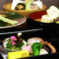 京野菜と湯葉をメインとした京会席【2011.3月イメージ】