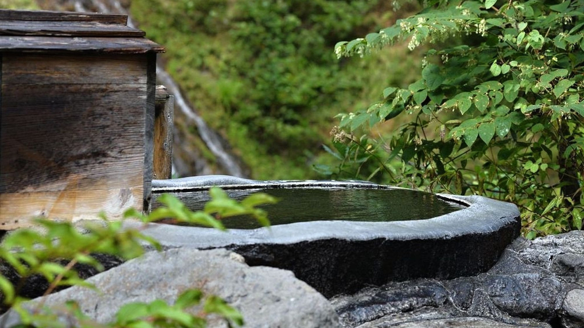 【露天風呂】カモシカの湯／自然をより身近にお楽しみいただけます