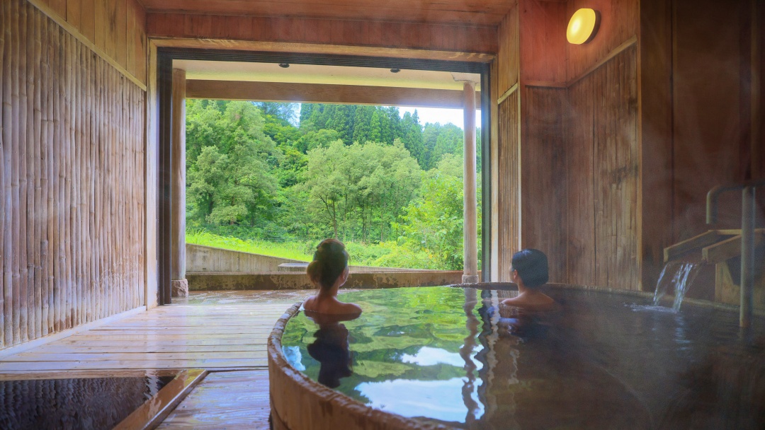 龍雲の湯 桶風呂