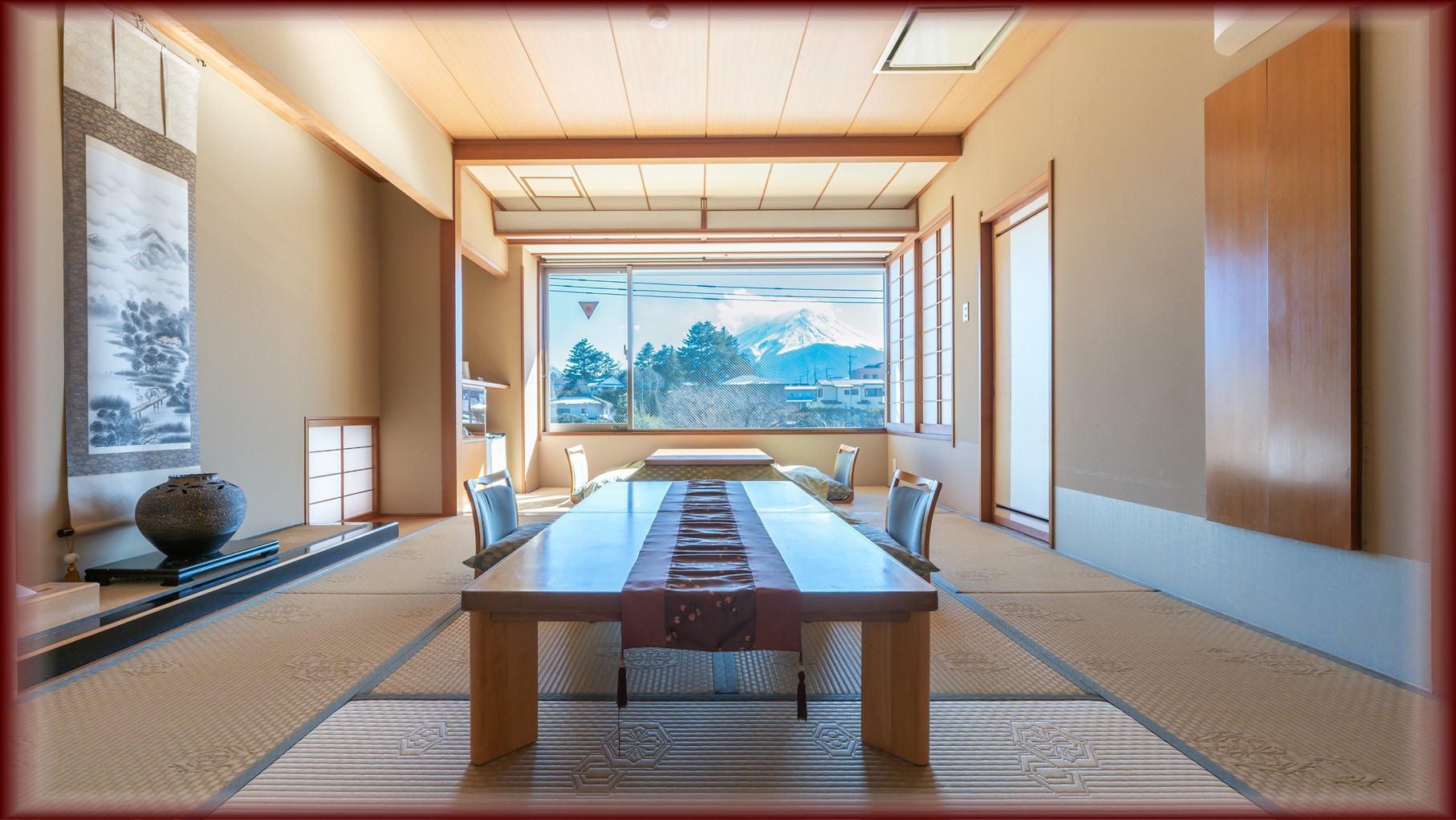 2.3F富士山展望風呂付和室10畳＋広縁炬燵【デラックス】