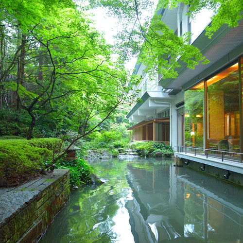 四季折々の表情を眺めることが出来る日本庭園