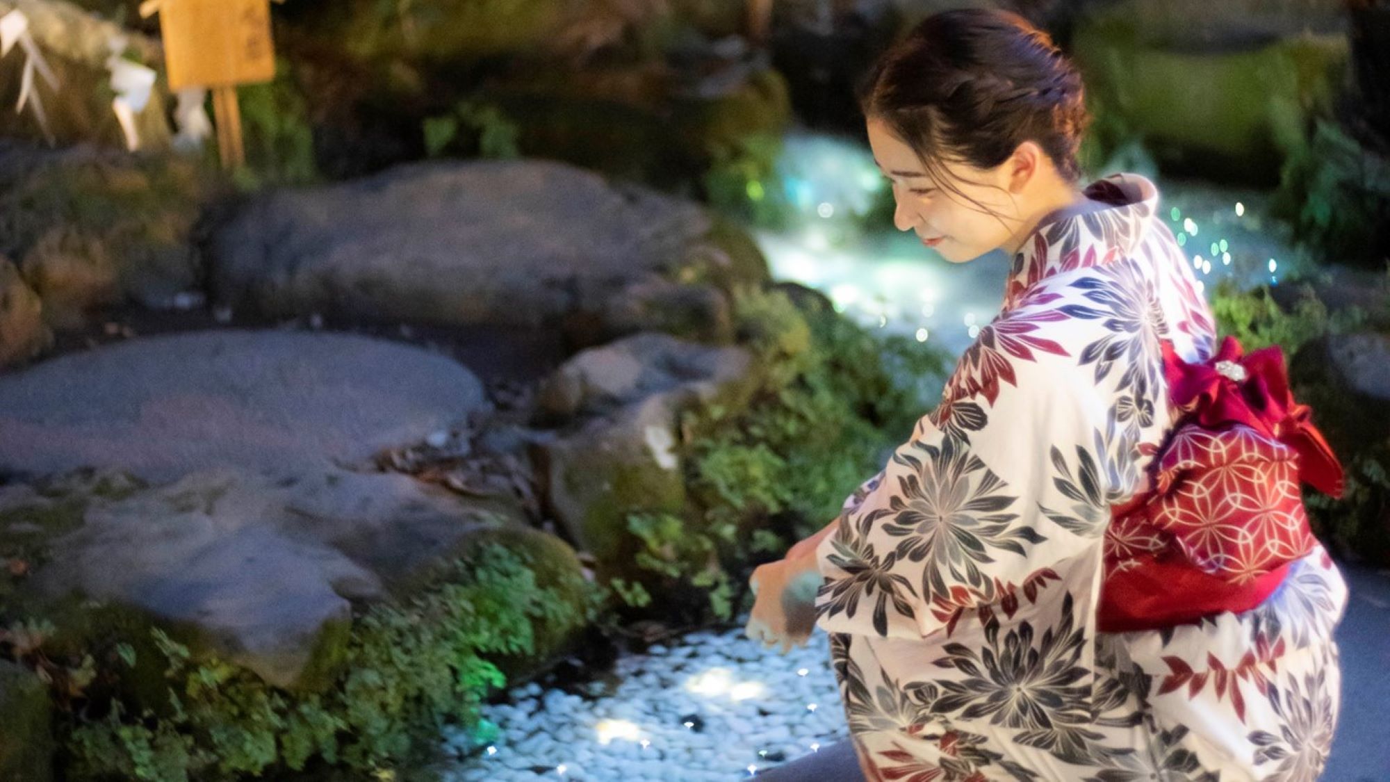 浴衣で氷川神社へ