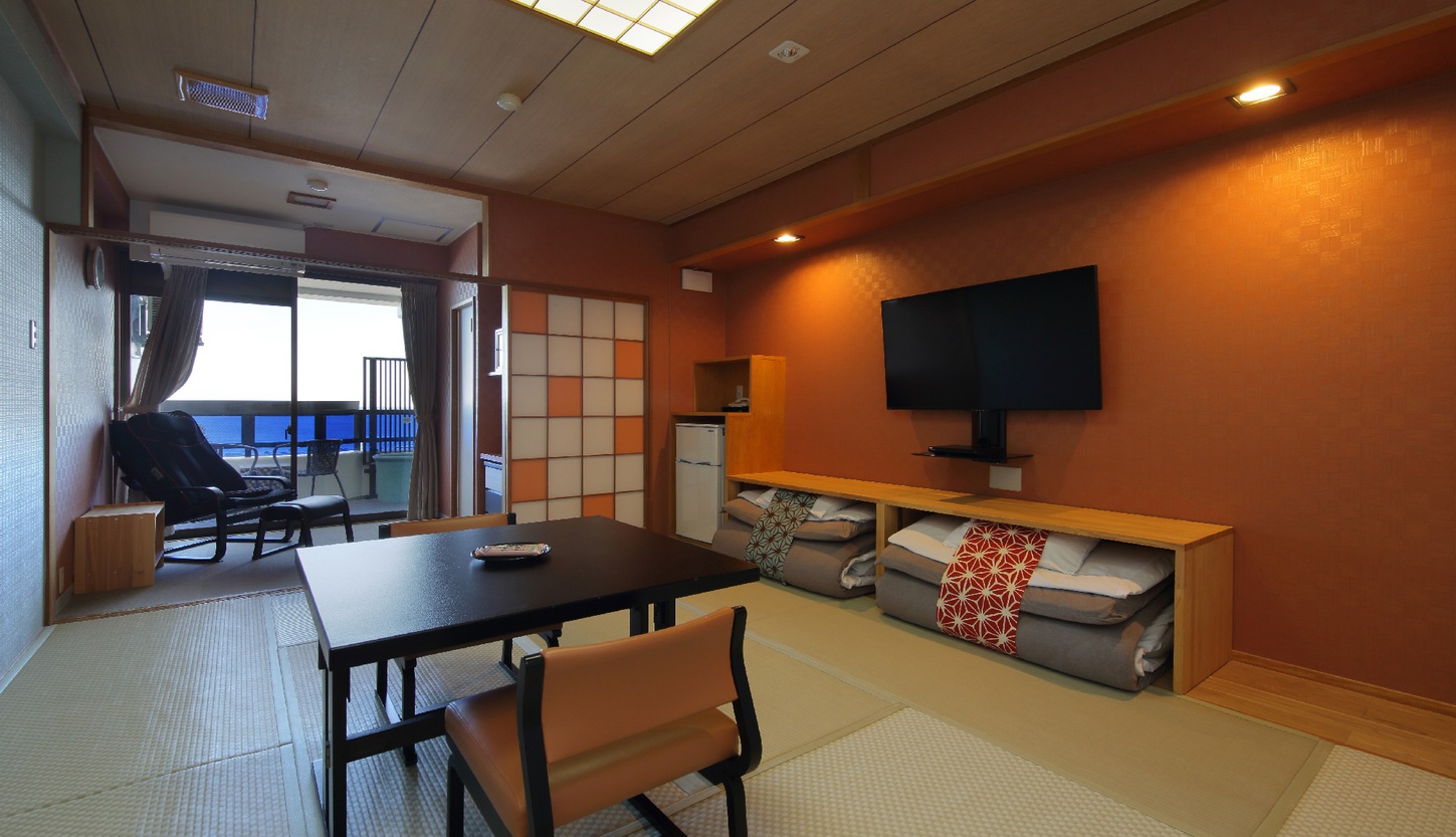 お部屋の一例新岬感 高層階の温泉・露天風呂付和室「結月yuzuki」