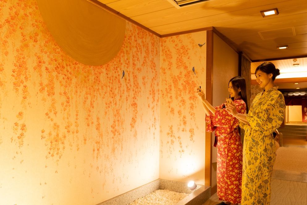 館内には撮影スポットが沢山インスタ映え間違いなし♪