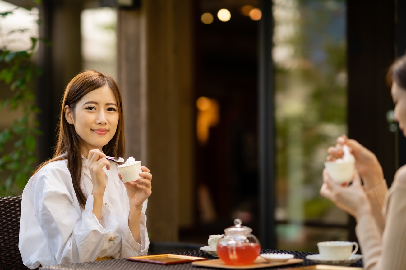 世界一のソフトクリーム機で作る新潟ガンジー牛のコラボソフトクリームはさっぱりした甘さでふわふわ♪