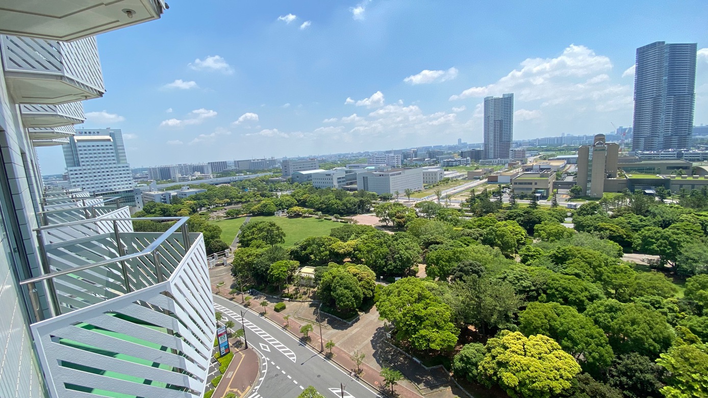 【公園側のお部屋からの景観】幕張の街並み・・※画像はイメージ、お部屋の指定はできかねます。