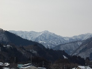 ガネーシャより乗鞍岳を望