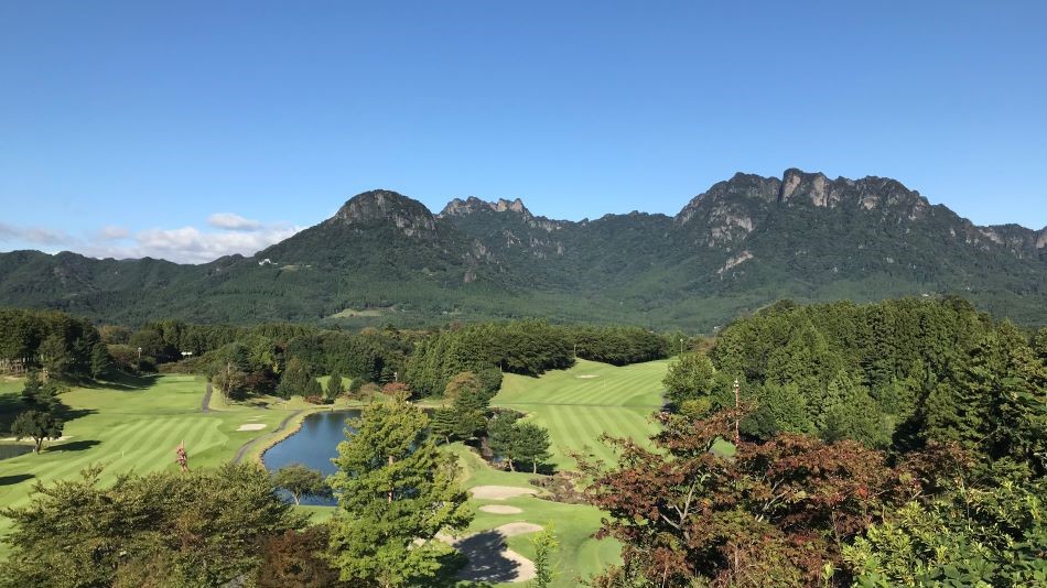 ホテルから妙義山