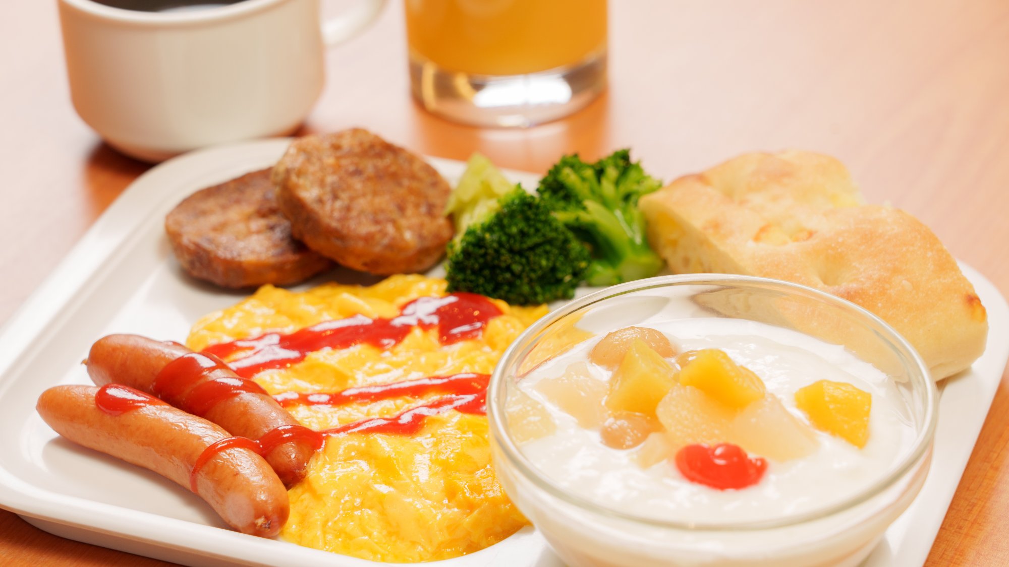 朝食ビュッフェ