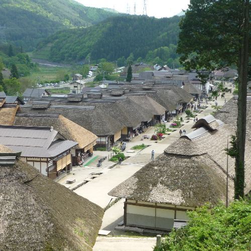 夏大内宿江戸の町並みを！そのままタイムスリップ