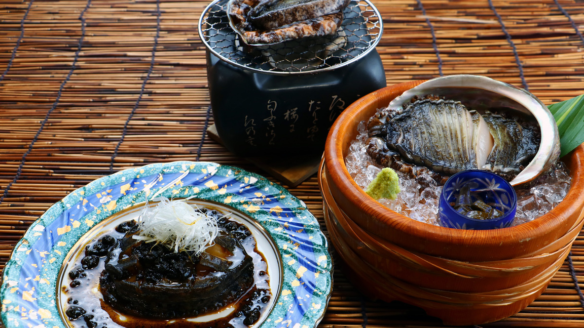 【#単品料理-イメージ】アワビステーキ、刺身、踊り焼き。あなたならどれにします？