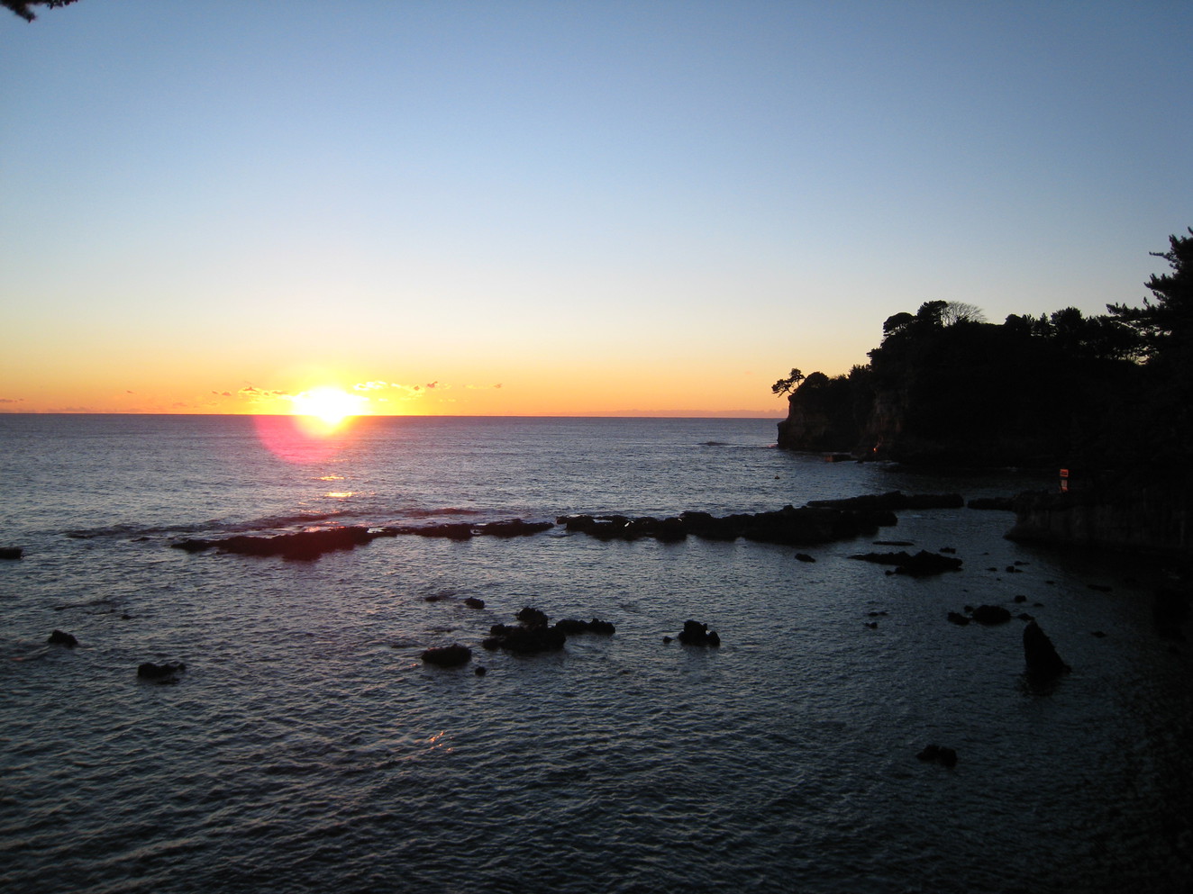 五浦海岸朝日