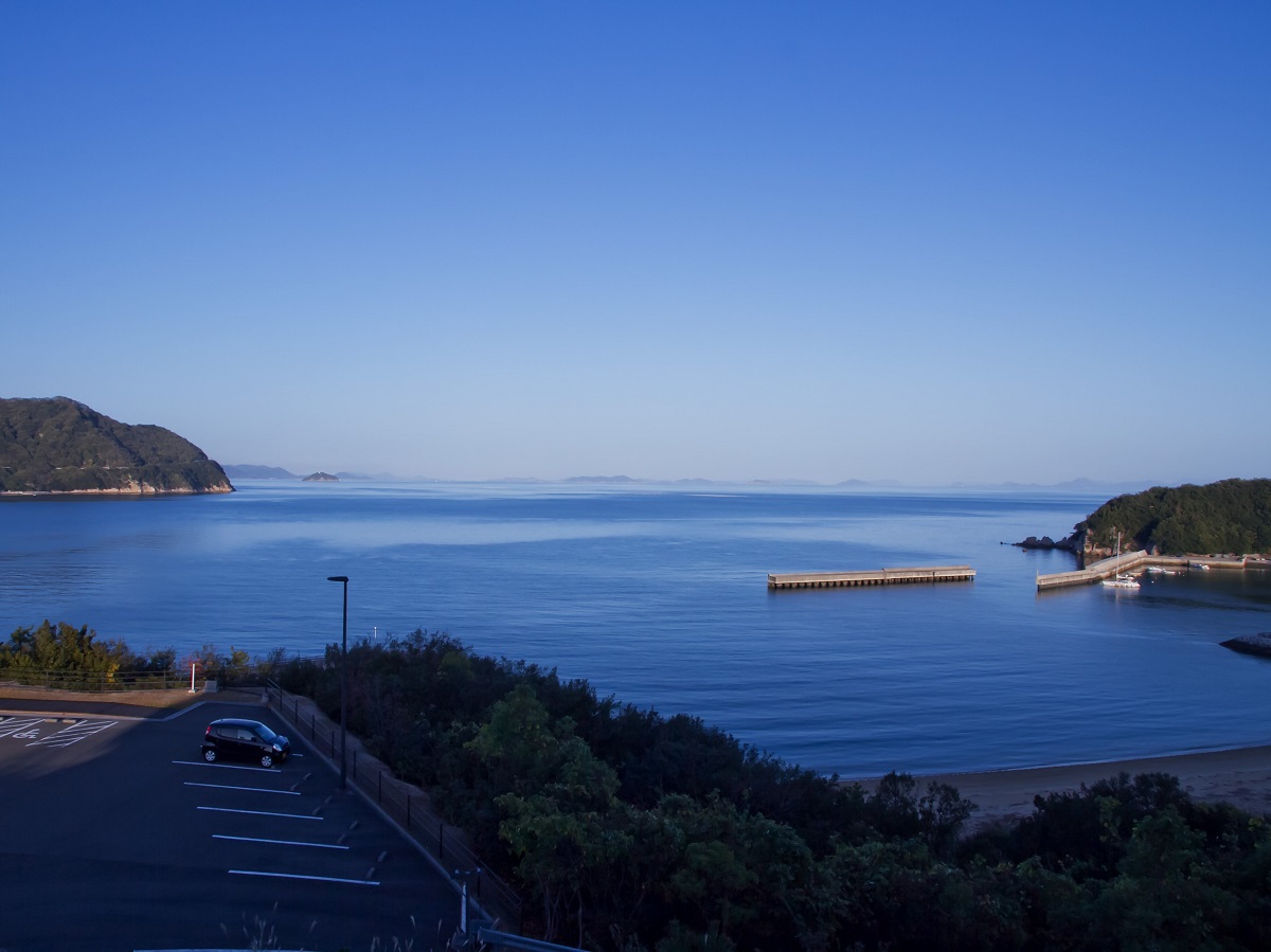 フェスパから眺める夕暮れ前の瀬戸内の絶景