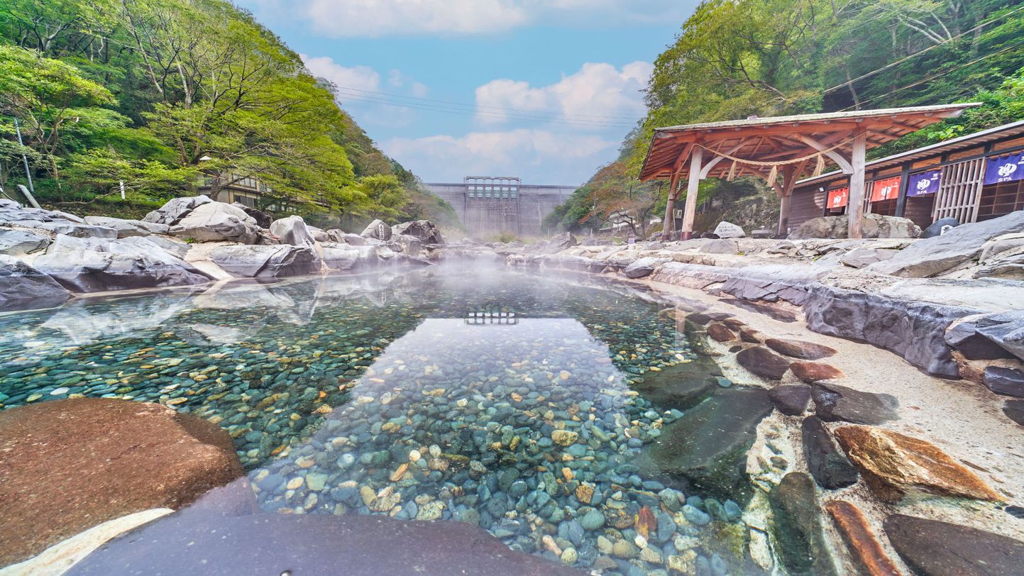 湯原温泉・砂湯