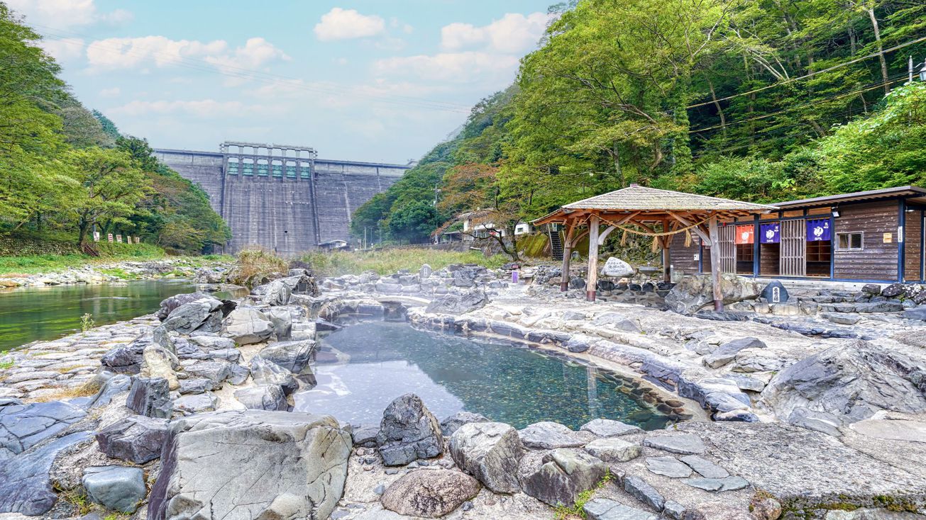湯原温泉・砂湯