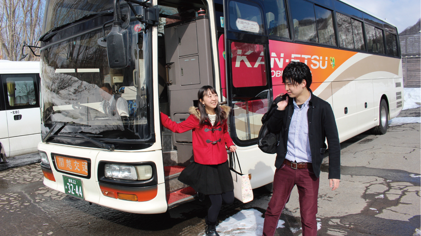 毎日運行無料シャトルバス上毛高原駅⇔;水上駅⇔;ホテル