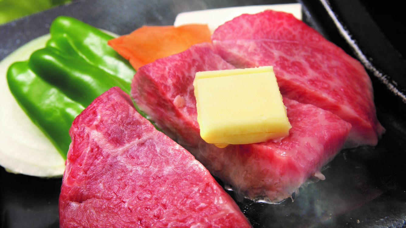 A５等級飛騨牛ステーキ（一例）