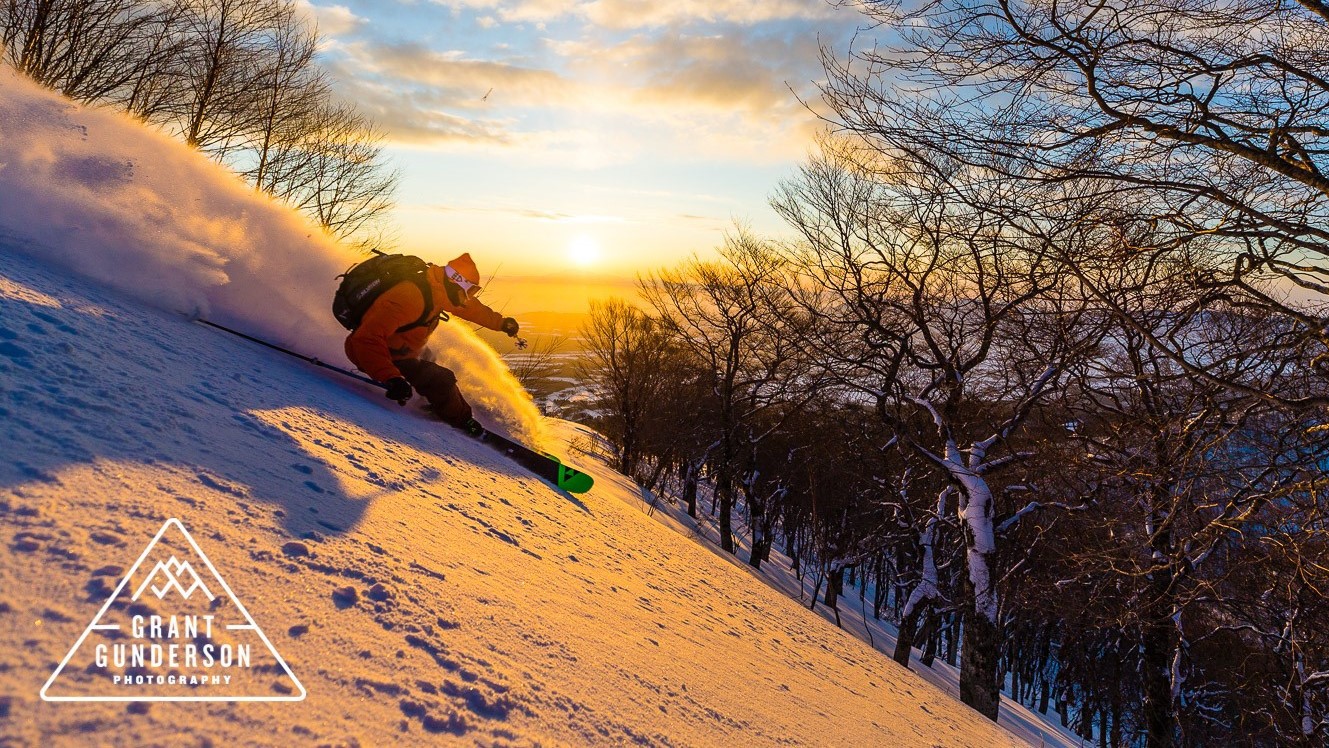 【雫石スキー場】スキーイメージ。初級者から上級者まで対応できるコースをご用意しております。