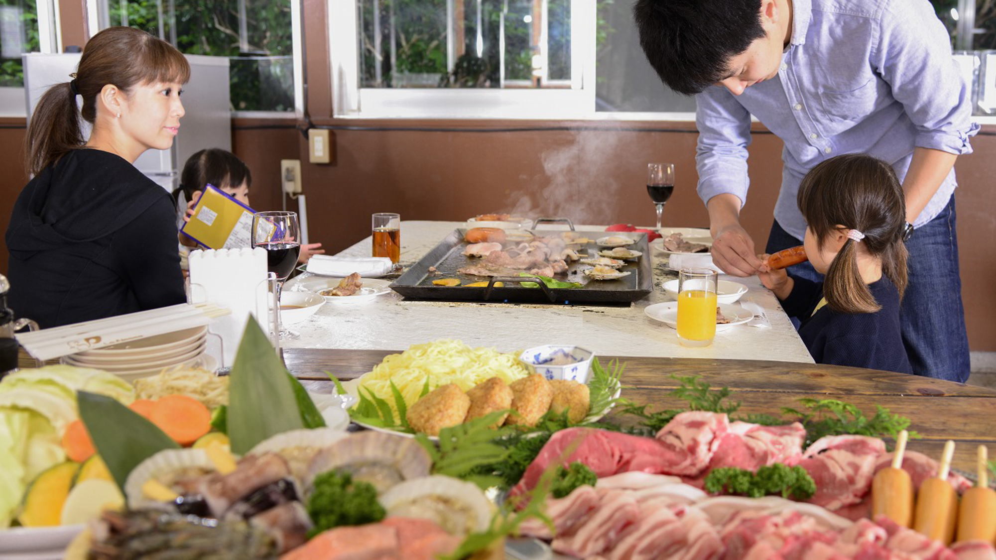 グループ・ご家族におすすめ！手ぶらで楽しむバーベキュー※お飲み物は別注