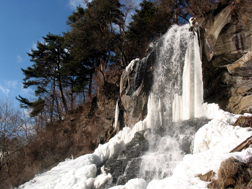 乙女滝・氷・横・500