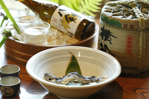 岩魚の骨酒イメージ