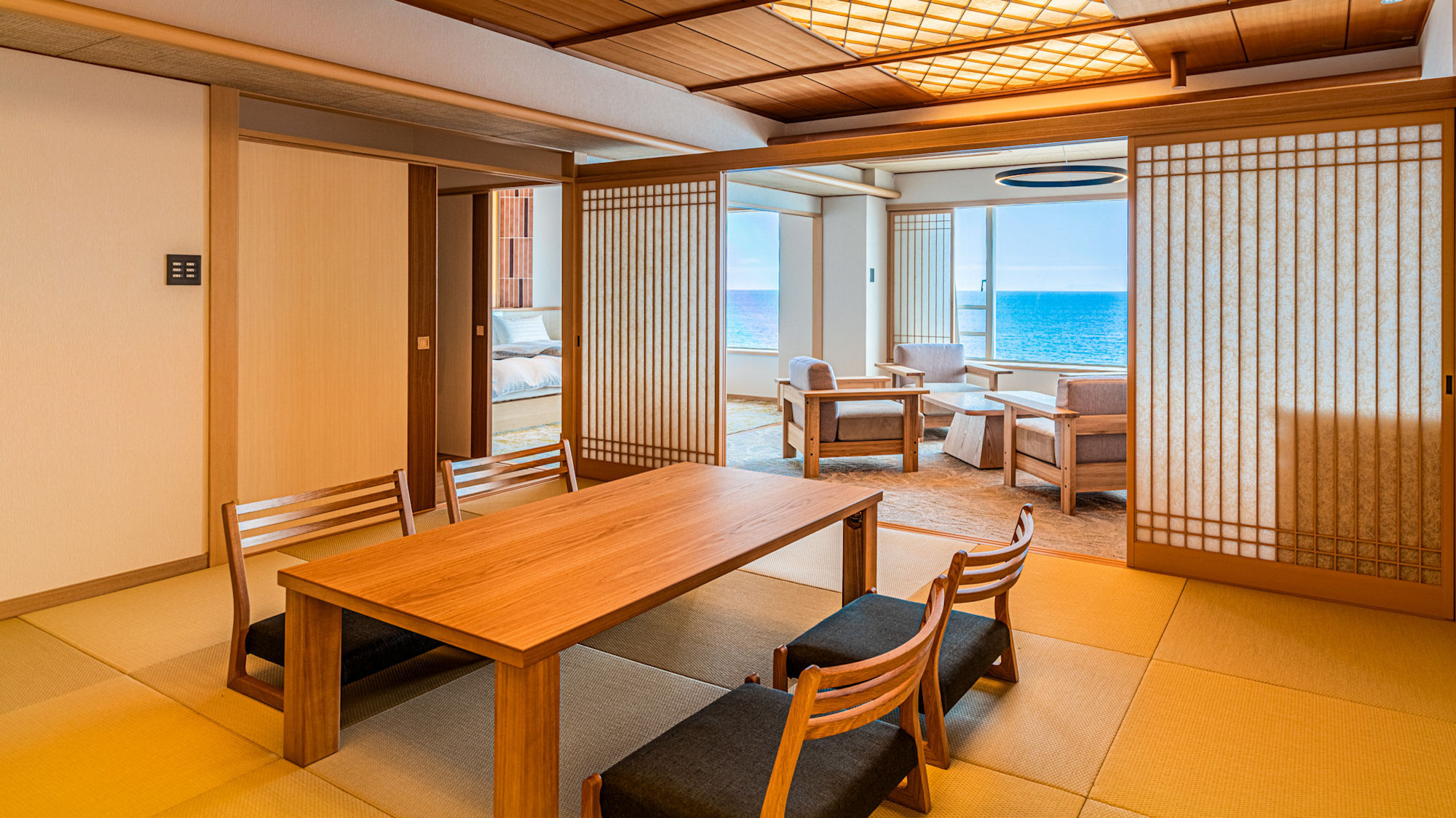 和モダン和洋室絶景スイート『雫』（77平米）【禁煙室】