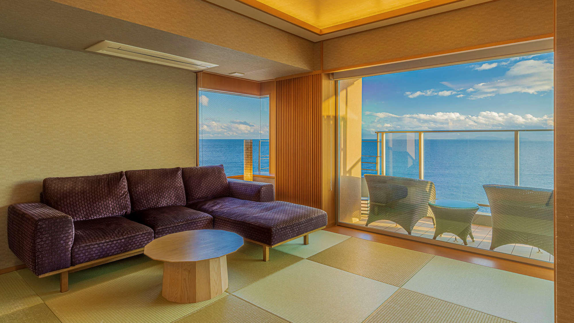 温泉掛流し露天風呂付絶景和モダン『粋』