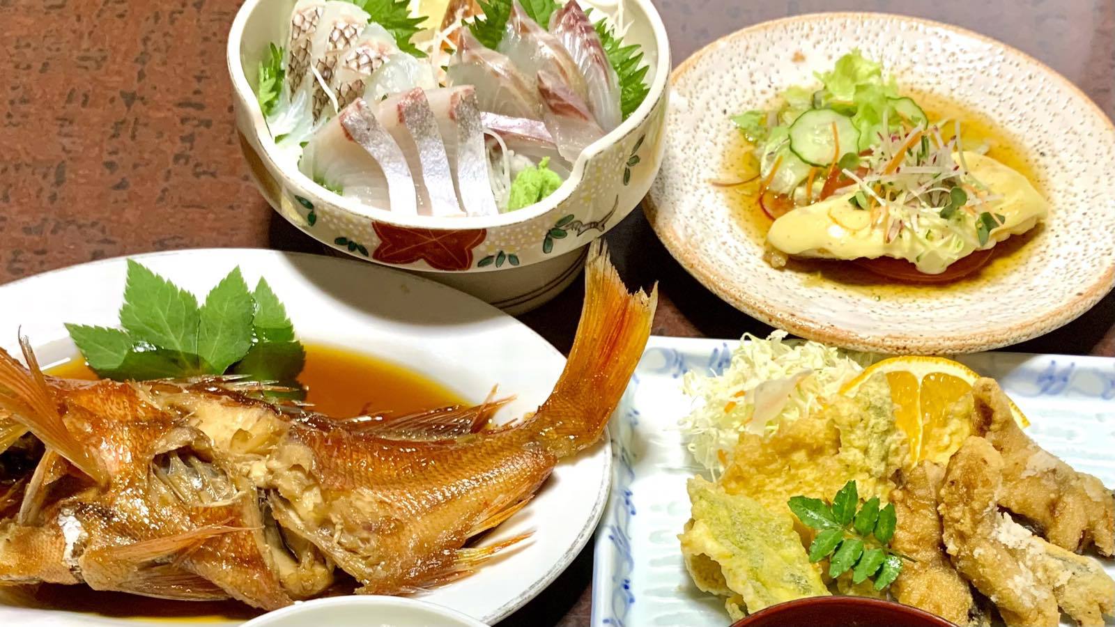 新鮮な海鮮をいろいろな調理法で(^^)